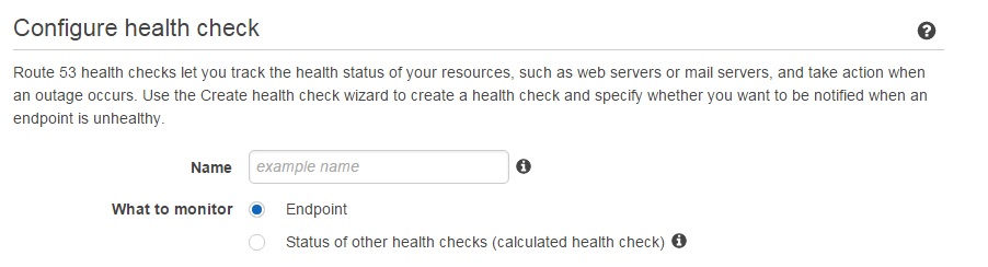 Health Check Configuration