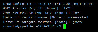 aws configure