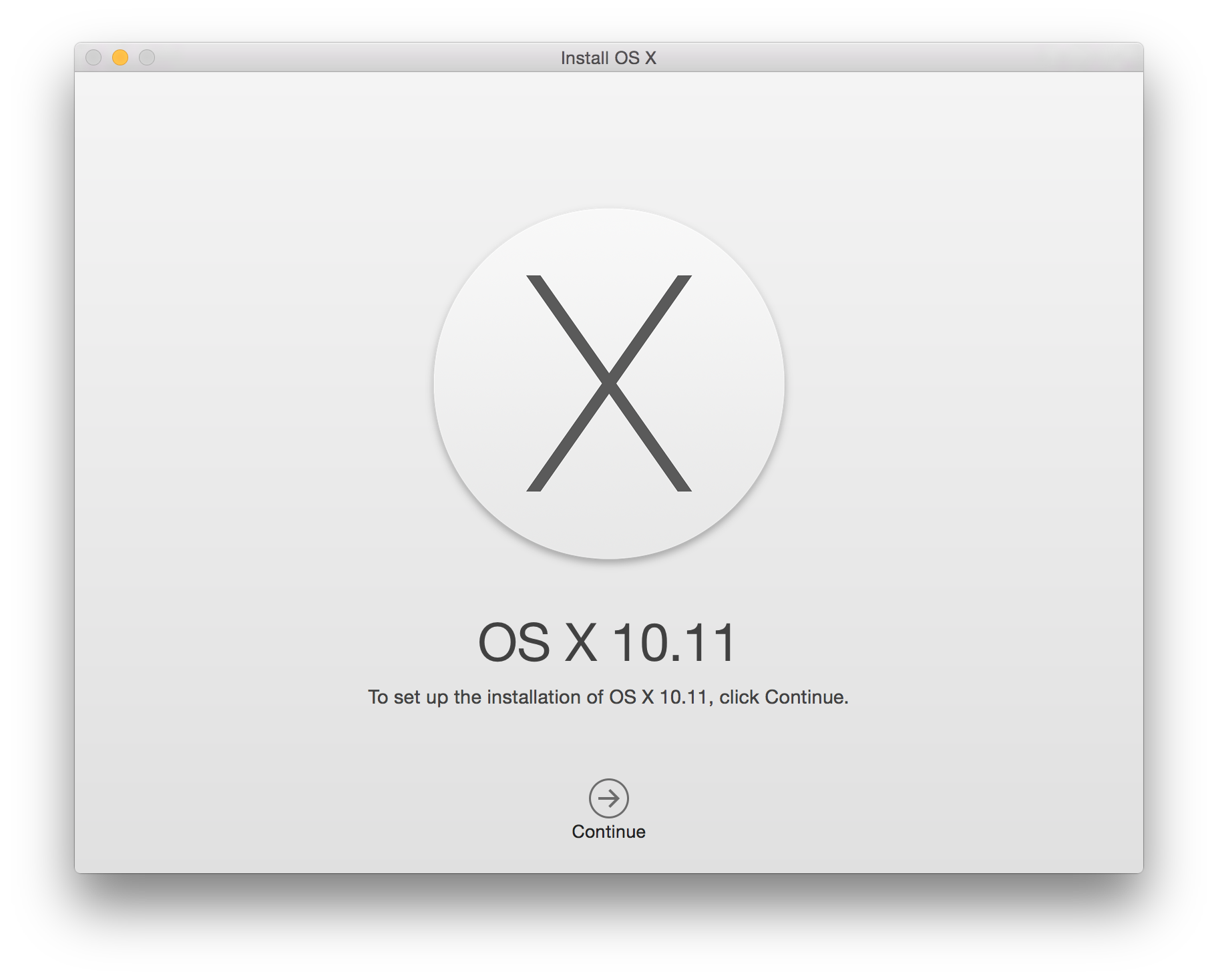 el capitan install disk