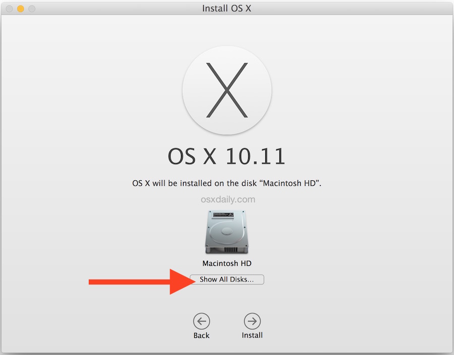 make os x install disk from windows