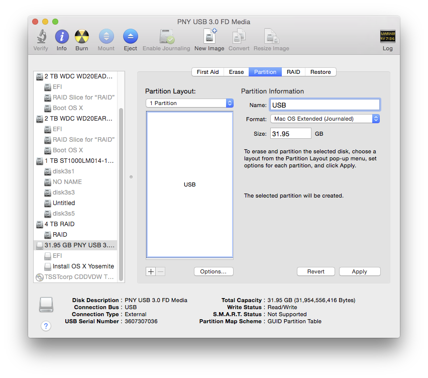 format usb journal for mac in windows 10