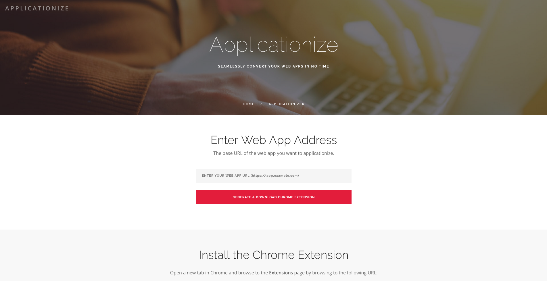 Applicationize