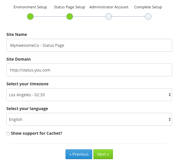 Set Up a Service Status Page for Free with Cachet